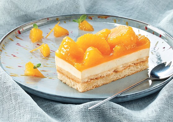 Entremets agrume nougat de Montélimar en bande
