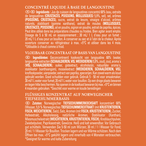 fond langoustine concentre liquide