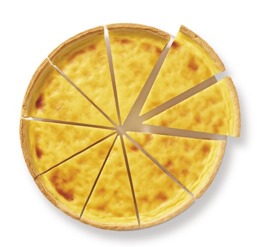 Flan nature pur beurre prédécoupé 10 parts engagé 