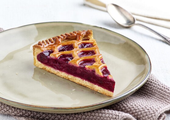 Tarte grillée à la cerise prédécoupée 10 parts