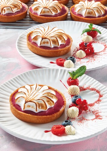 Tartellette cremeux fruits rouges