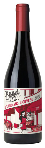 Beaujolais nouveau AOP 2026 Bouteille de 75 cl 