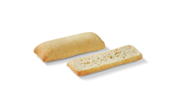 Ciabatta nature precuite sur sole