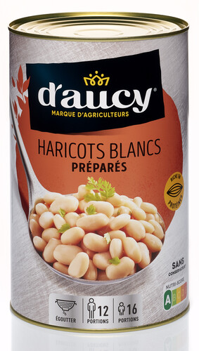 Haricots blancs préparés