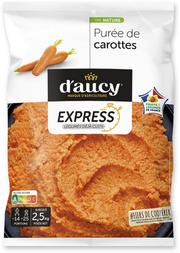 Purée de carottes cuites ce2