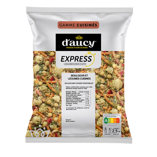 Poelée boulgour et légumes cuisinés express