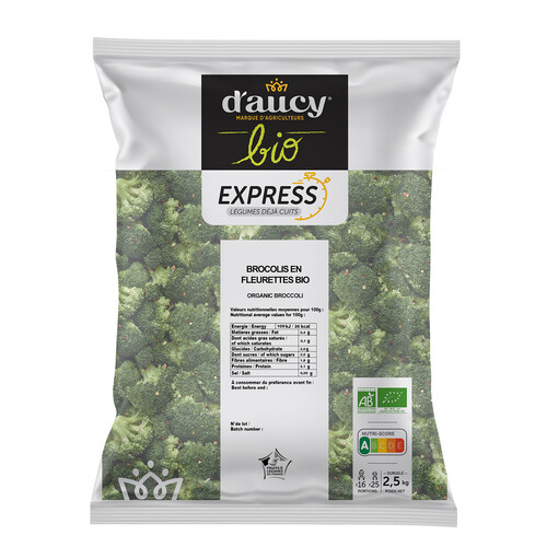 Brocolis express cuits bio
