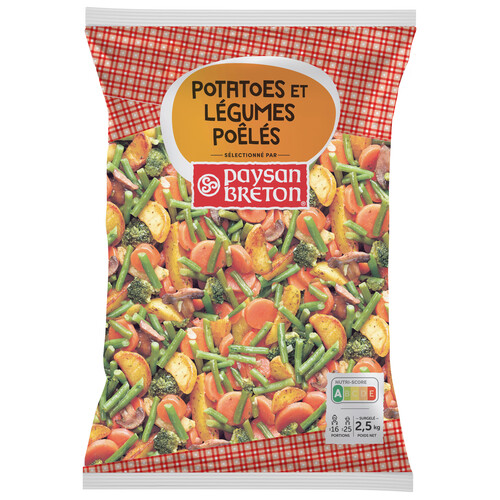 Potatoes et légumes poelés  