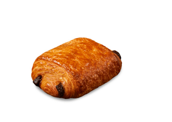 Pain au chocolat pret à cuire, au beurre,