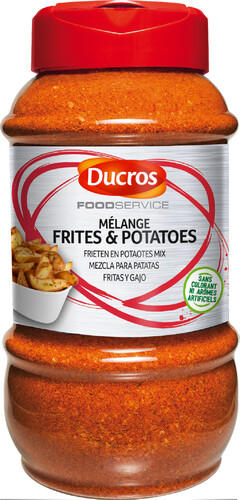 Mélange de frites et de potatoes