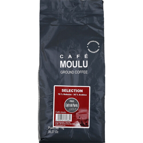 Café moulu 70% Robusta / 30% arabica sélection 