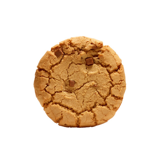 Cookie nature pépites chocolat lait cuit emballé individuel 