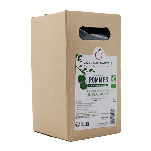 Jus de pomme bio 